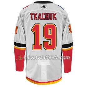 Miesten NHL Calgary Flames Pelipaita MATTHEW TKACHUK 19 Adidas Valkoinen Authentic